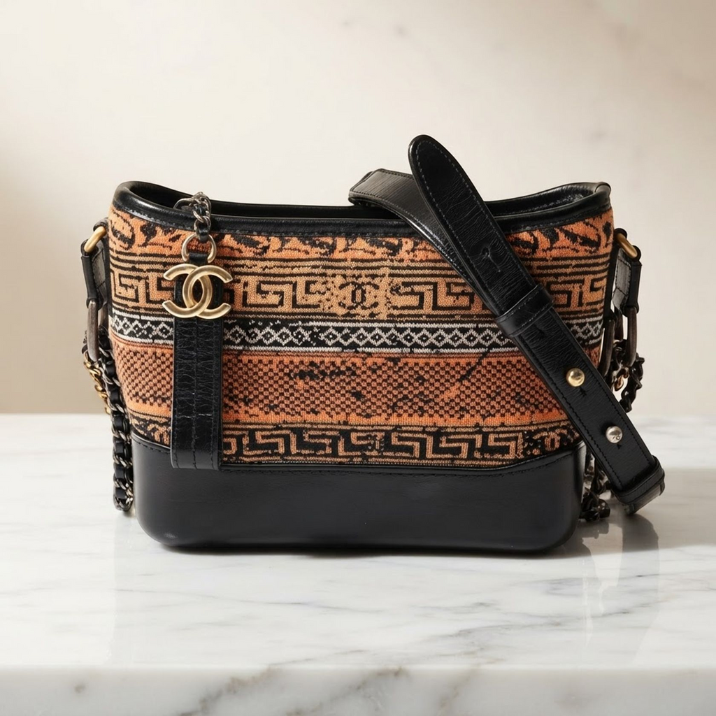 Chanel Gabrielle Hobo · Knit & Leather
