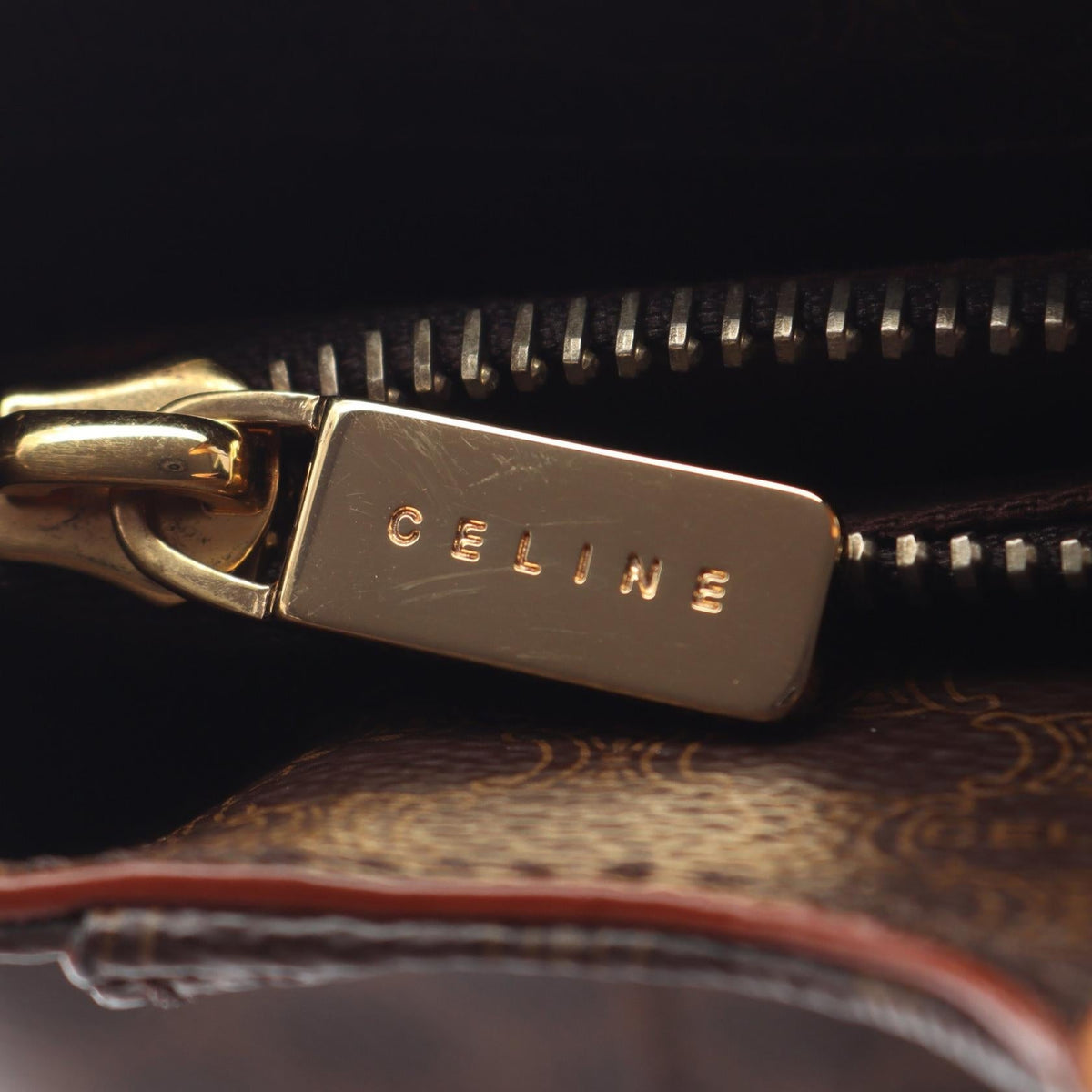 Celine Macadam · Embossed Logo Handbag