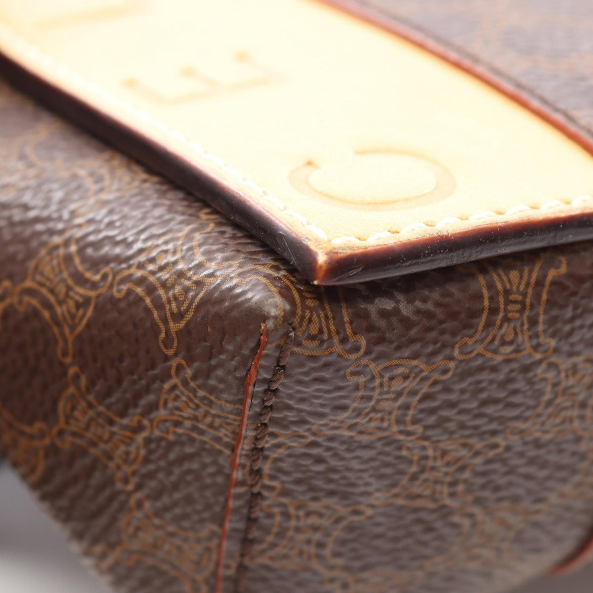 Celine Macadam · Embossed Logo Handbag