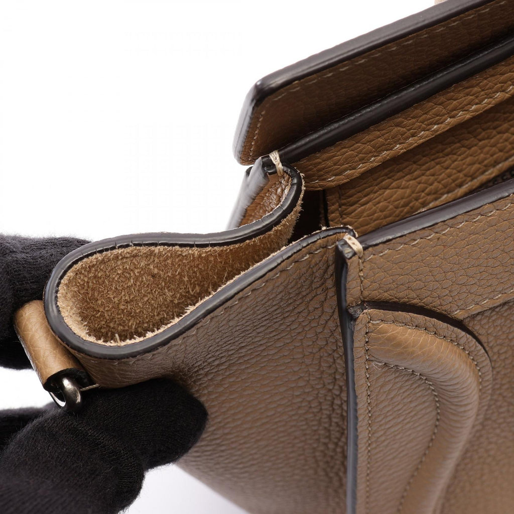 Celine Luggage Nano Shopper · Leather