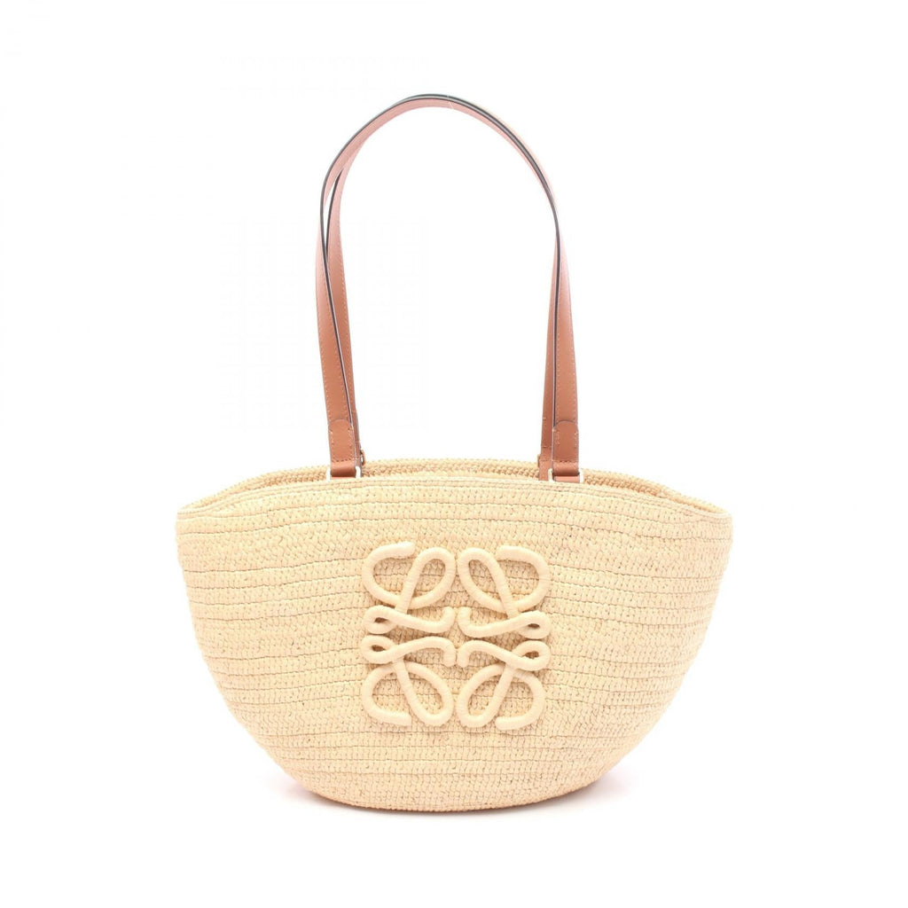 Loewe Eclipse Basket · Leather Raffia