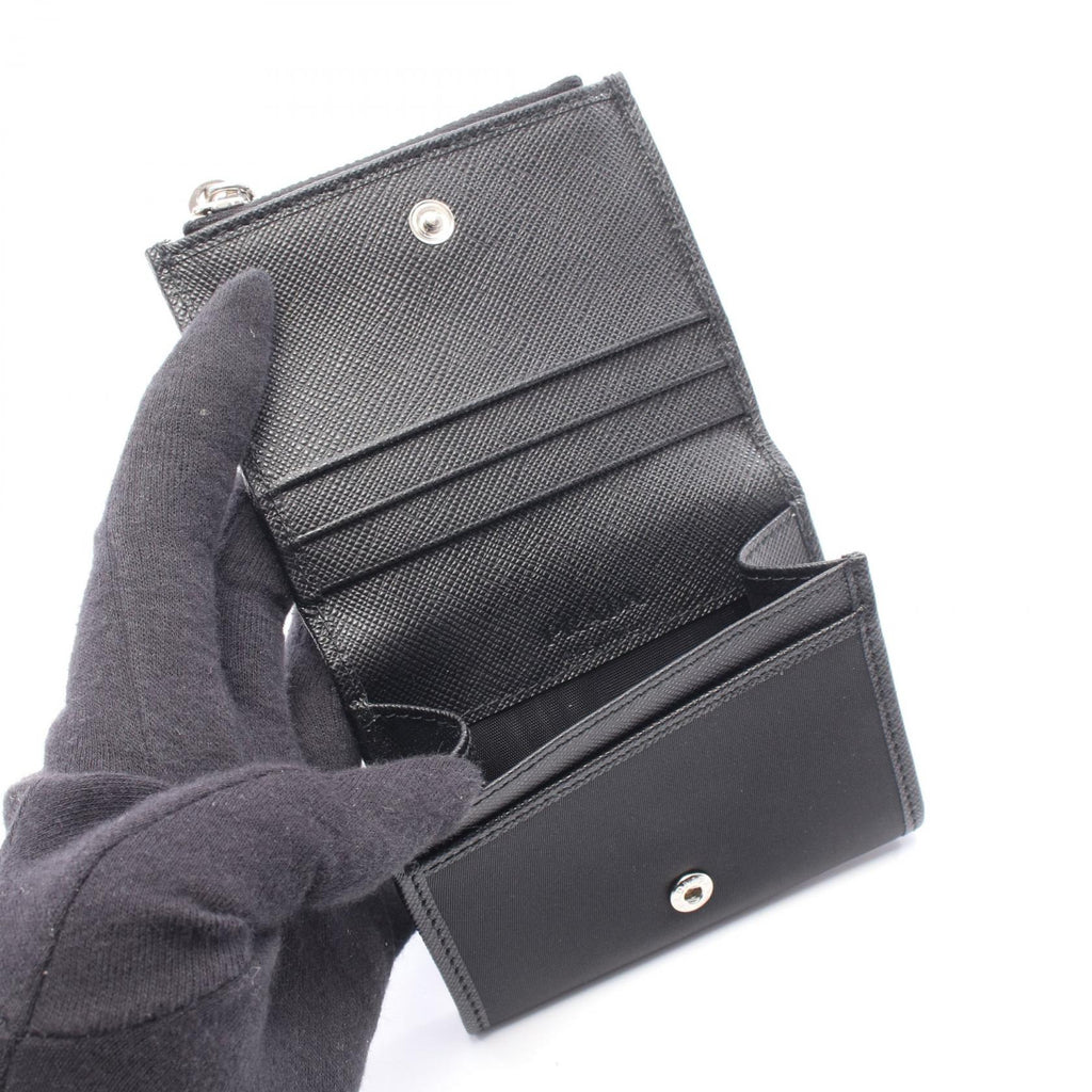 Prada Re-Nylon · Saffiano Leather Wallet