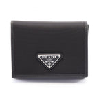 Prada Tessuto+Saffiano · Tri-fold Wallet