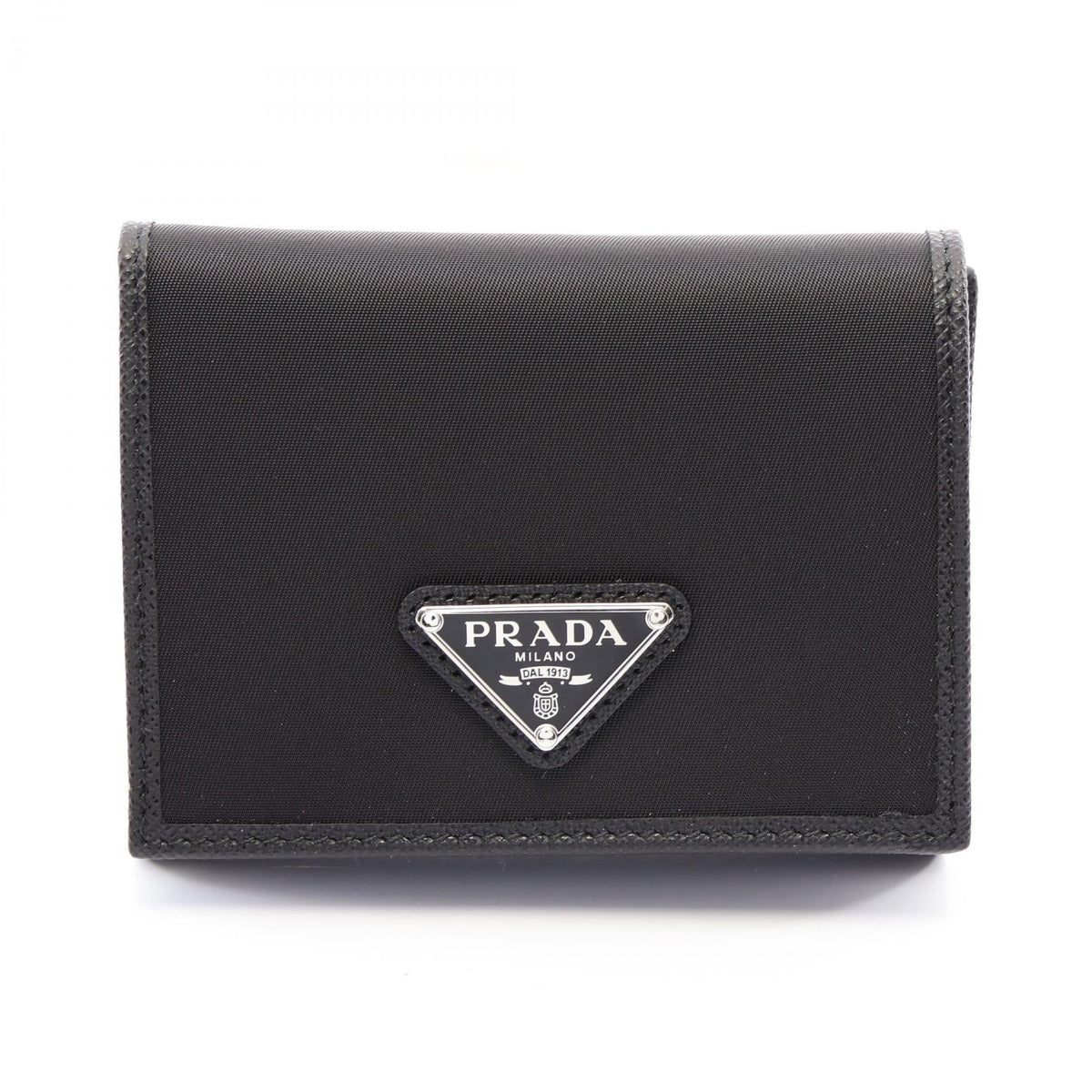 Prada Tessuto+Saffiano · Tri-fold Wallet
