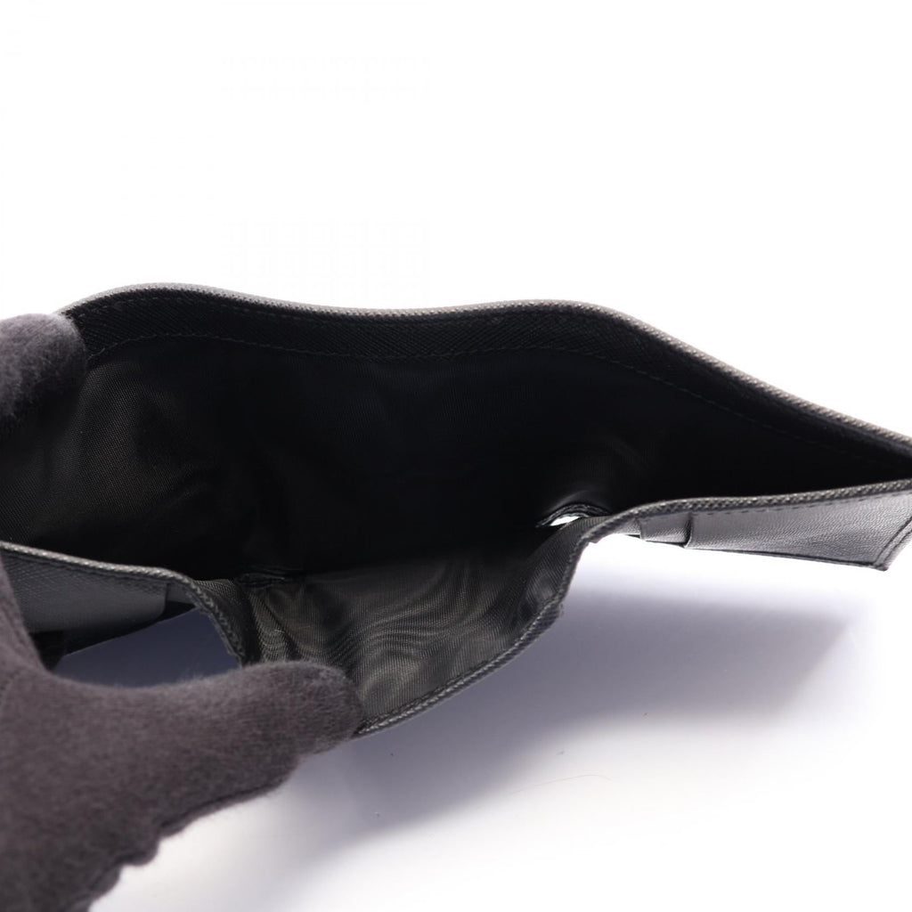 Prada Tessuto+Saffiano · Tri-fold Wallet