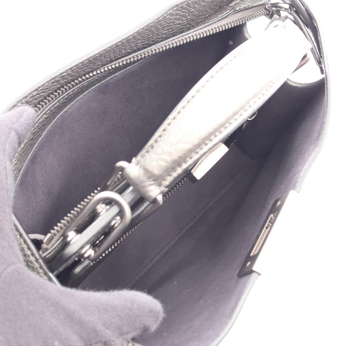 Fendi Peekaboo I-See-U Small · Metallic