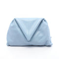 BOTTEGA VENETA Triangle Flap Clutch · Leather