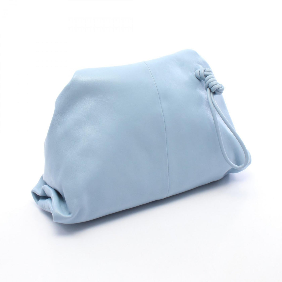 BOTTEGA VENETA Triangle Flap Clutch · Leather