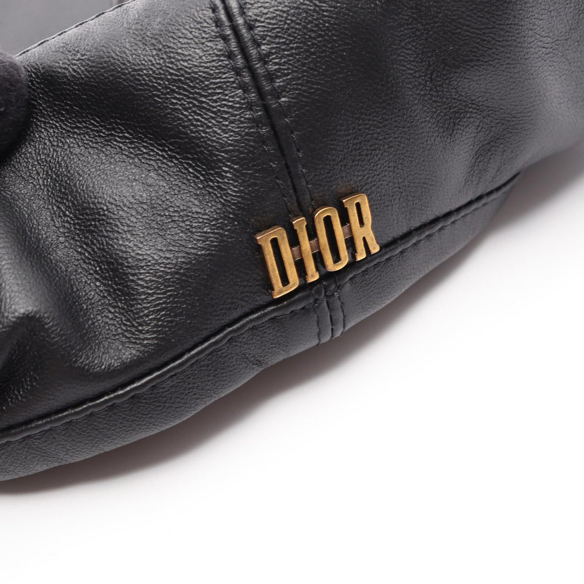 Dior D-Dream · Metal Logo Beret · Leather