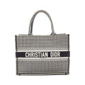 Dior Book Tote · Houndstooth · Canvas