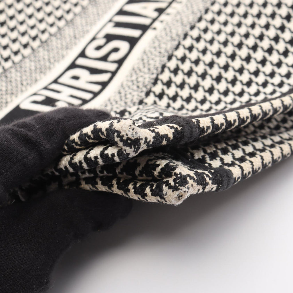 Dior Book Tote · Houndstooth · Canvas