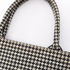 Dior Book Tote · Houndstooth · Canvas