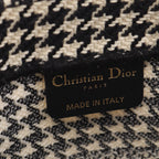 Dior Book Tote · Houndstooth · Canvas
