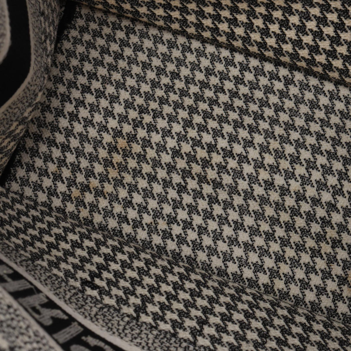 Dior Book Tote · Houndstooth · Canvas