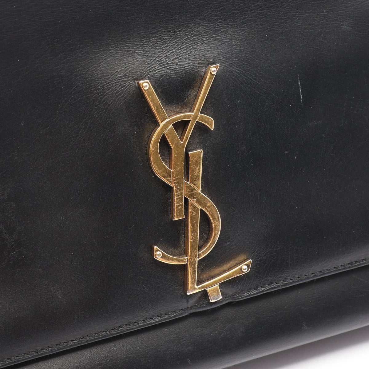 Saint Laurent Kate · Monogram Leather