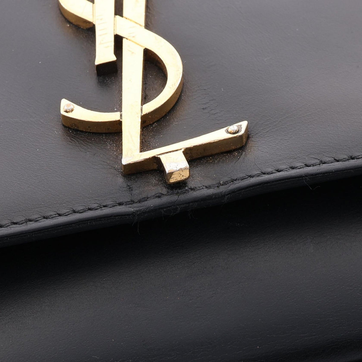 Saint Laurent Kate · Monogram Leather