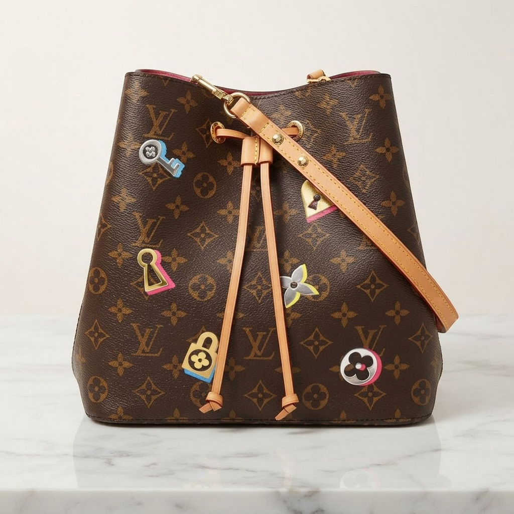 LOUIS VUITTON NeoNoe · Monogram Love Rock