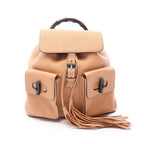 GUCCI Bamboo Rucksack · Leather