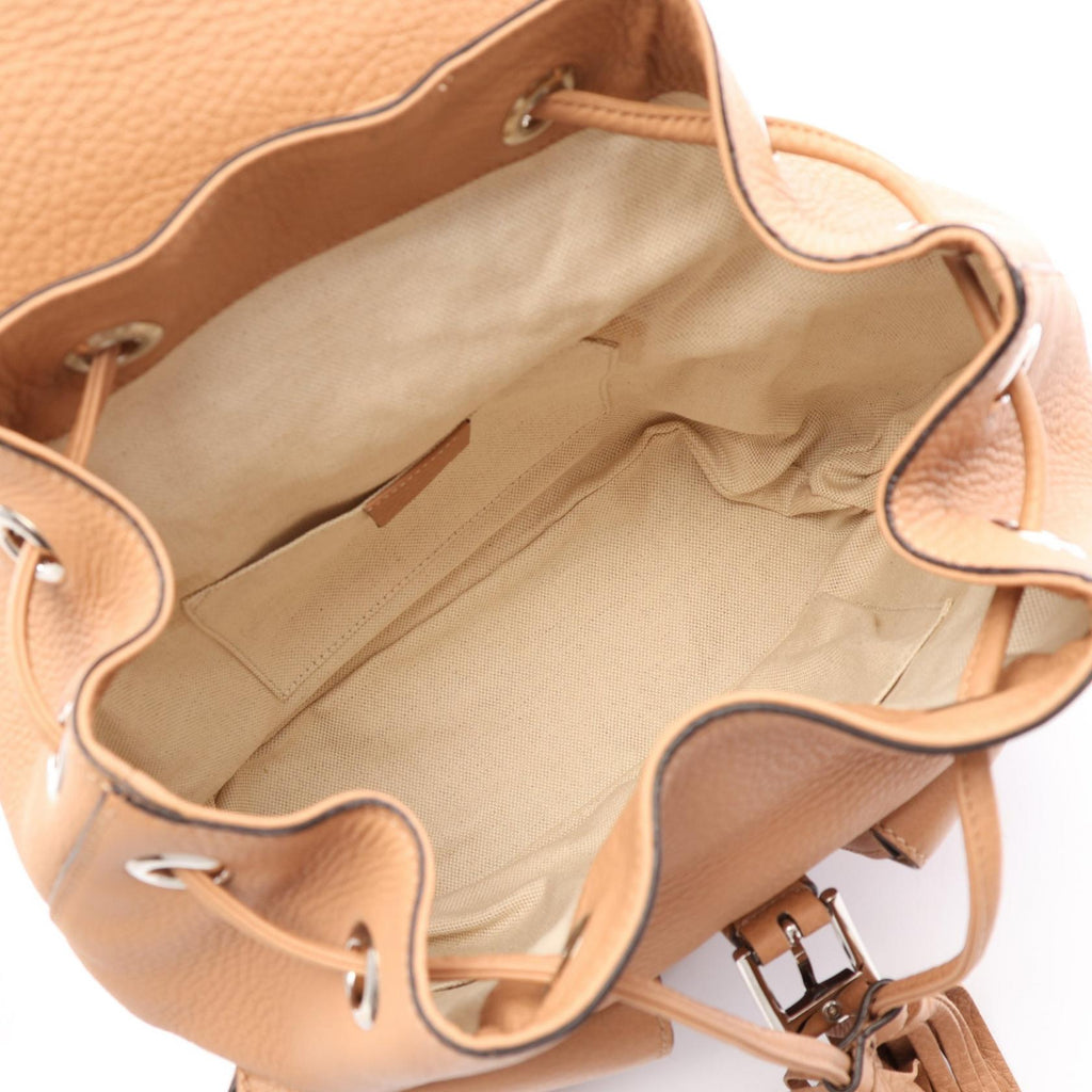 GUCCI Bamboo Rucksack · Leather