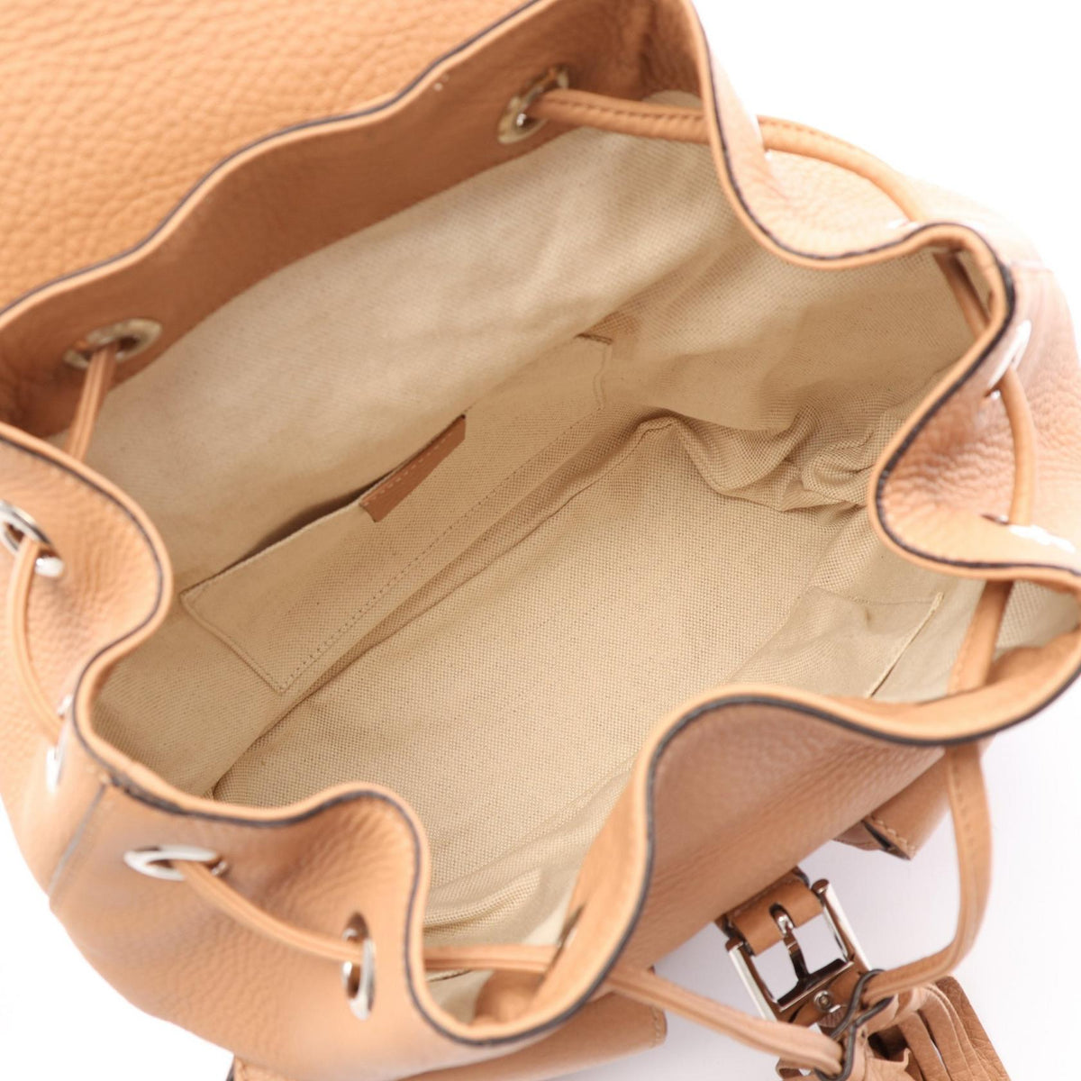 GUCCI Bamboo Rucksack · Leather