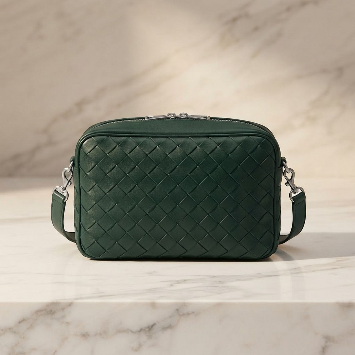 Bottega Veneta Camera Bag · Intrecciato