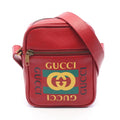 Gucci Print · Leather Shoulder Bag