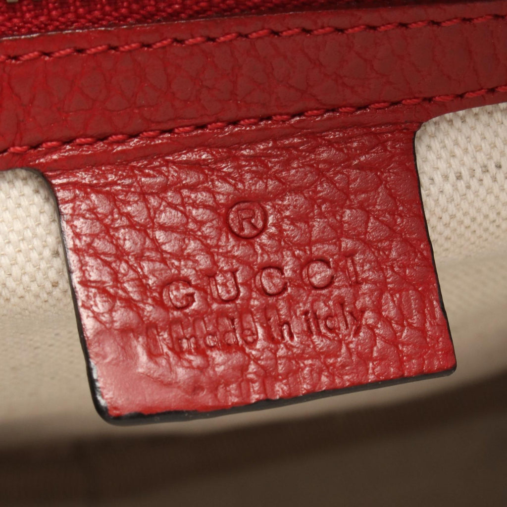 Gucci Print · Leather Shoulder Bag