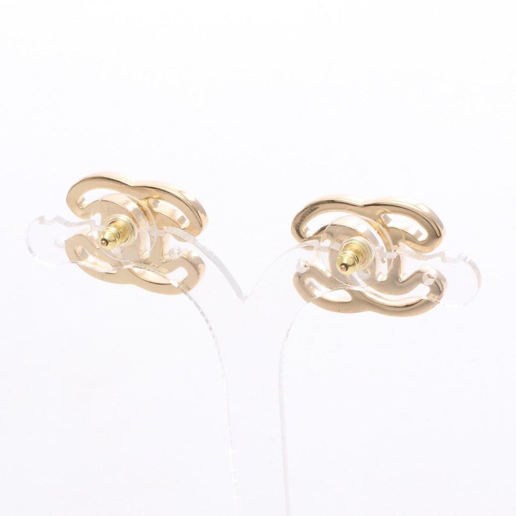 Chanel COCO Mark · Gold Plated Earrings