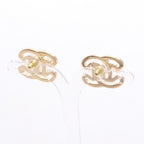 Chanel COCO Mark · Gold Plated Earrings