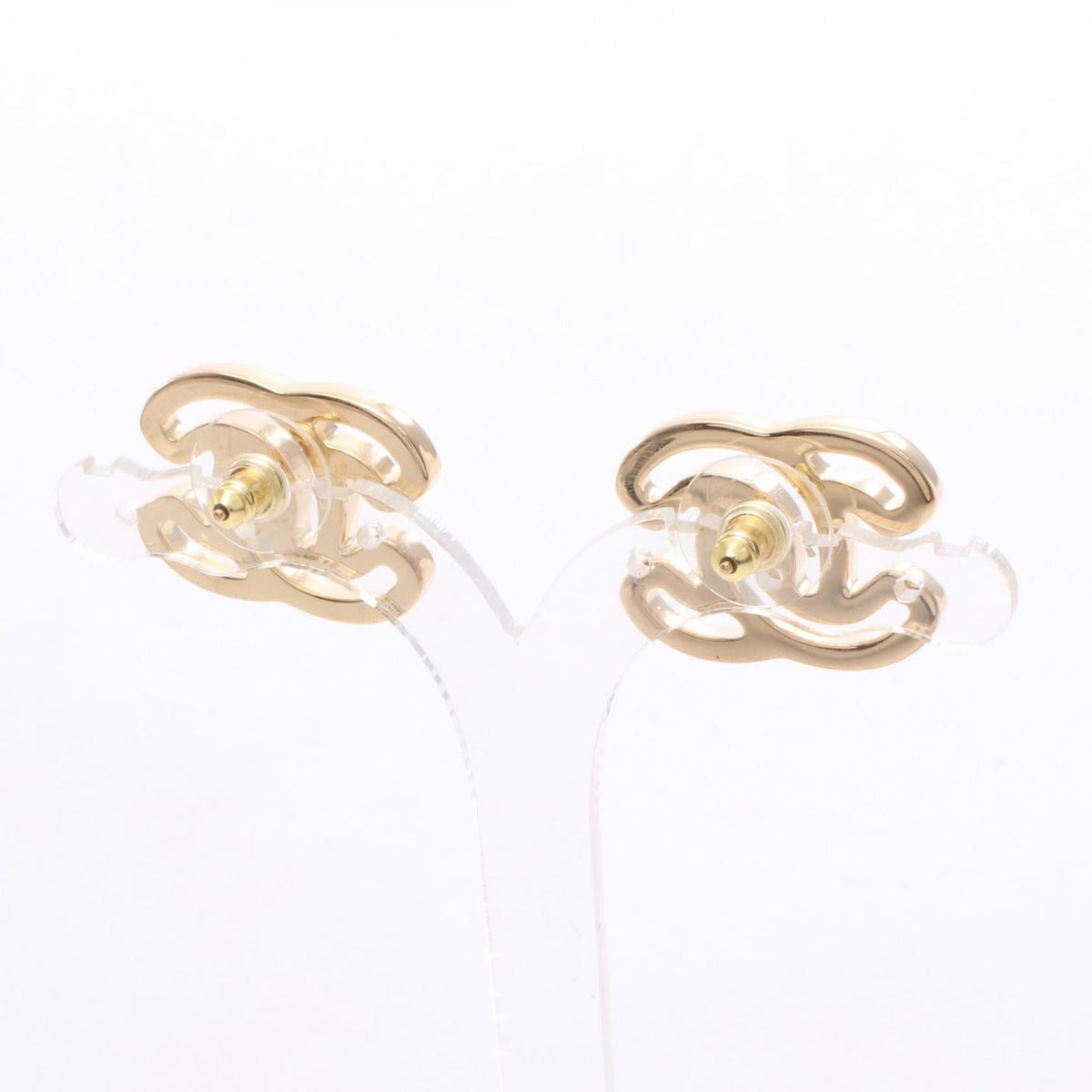 Chanel COCO Mark · Gold Plated Earrings