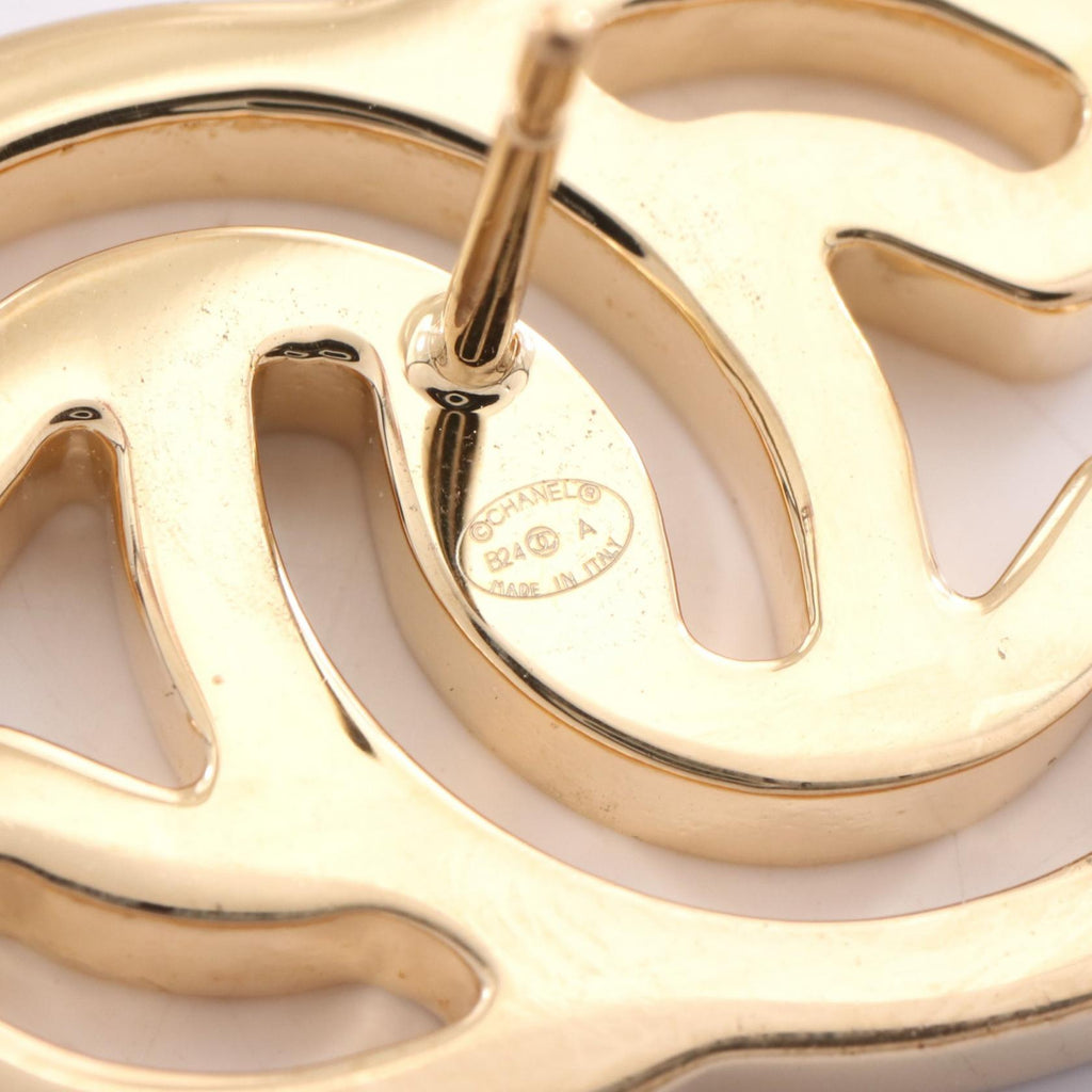 Chanel COCO Mark · Gold Plated Earrings