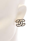 Chanel COCO Mark · Gold Plated Earrings