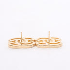 Chanel COCO Mark · Gold Plated Earrings