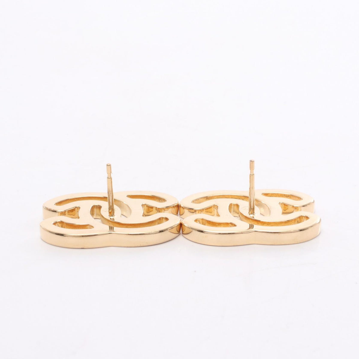 Chanel COCO Mark · Gold Plated Earrings