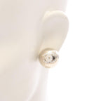 Chanel COCO Mark Ball · Rhinestone Earrings