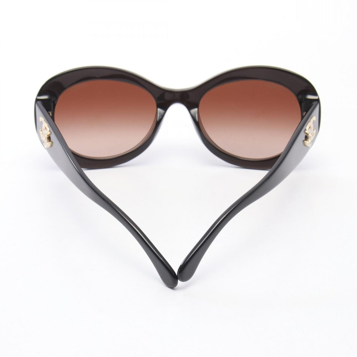 Chanel · CC Sunglasses · Rhinestone Detail