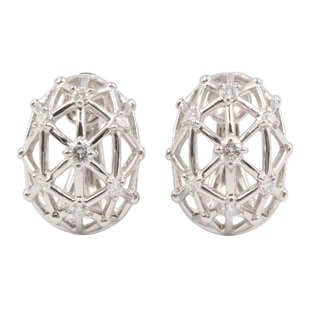TASAKI · Platinum Diamond Earrings