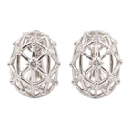 TASAKI · Platinum Diamond Earrings