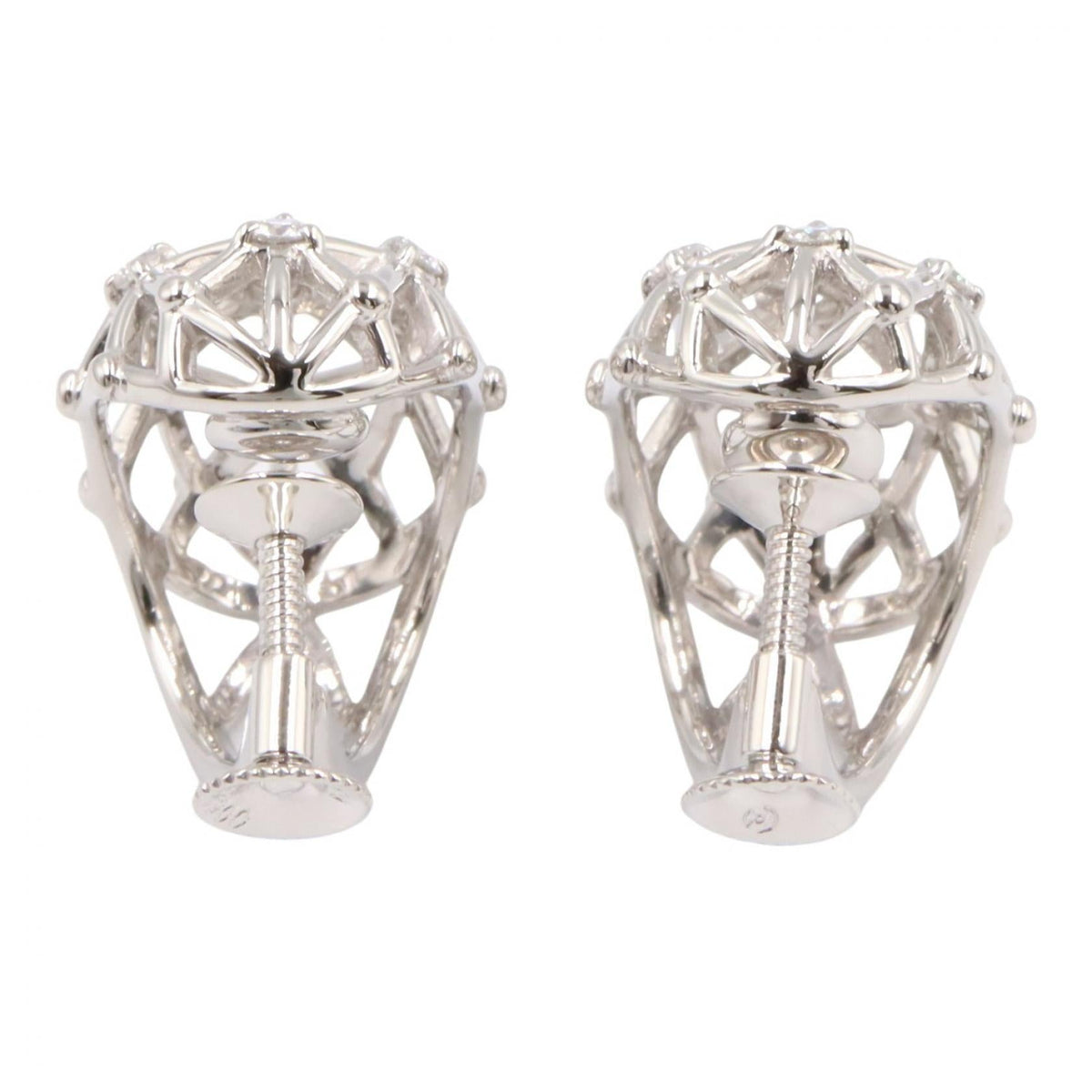 TASAKI · Platinum Diamond Earrings