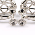 TASAKI · Platinum Diamond Earrings