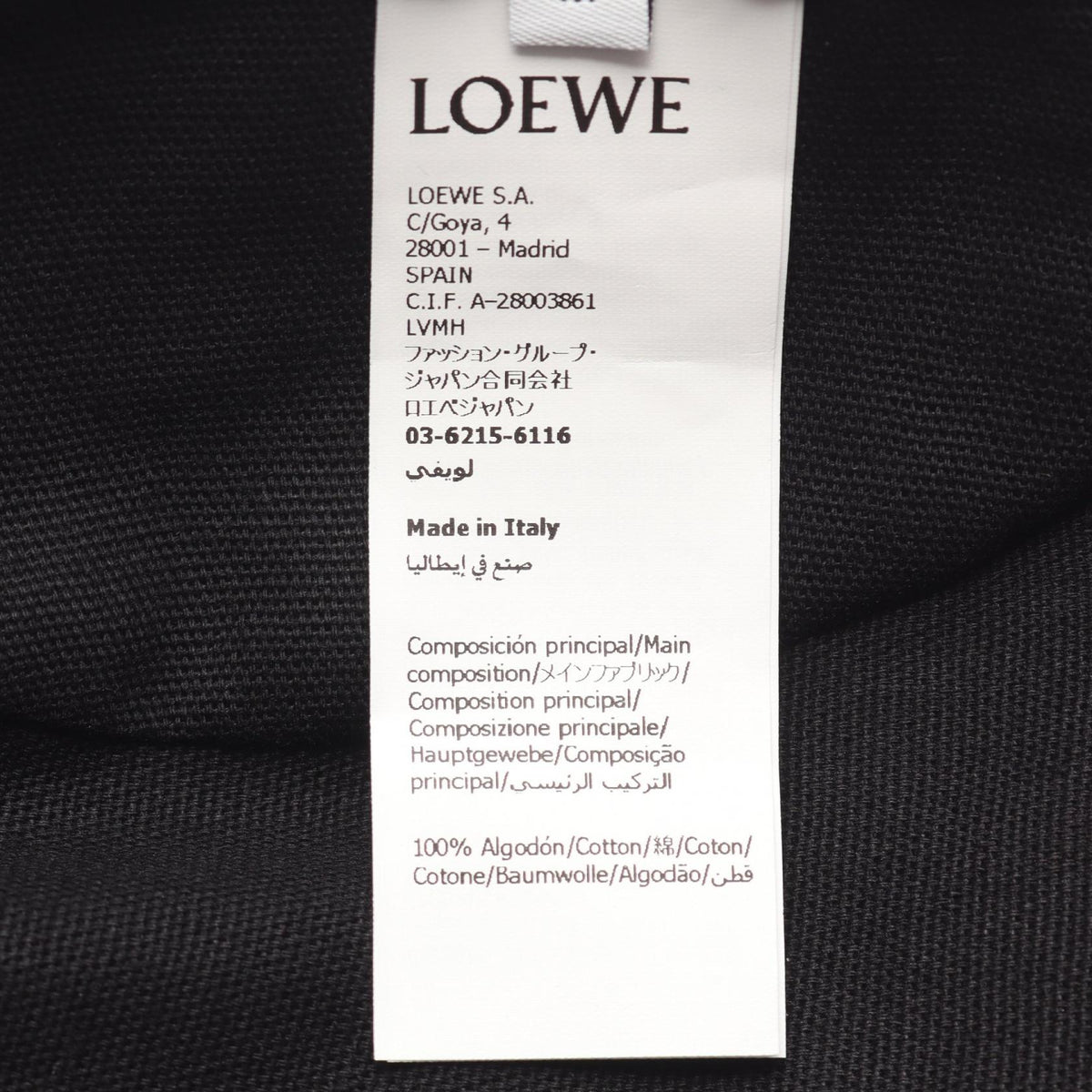 LOEWE Camp · Cotton Cap