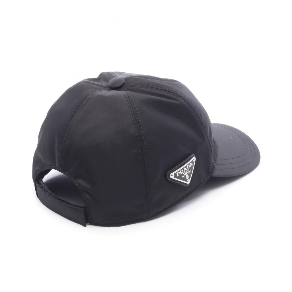 PRADA Re Nylon Triangle Logo Cap