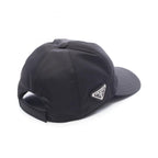 PRADA Re Nylon Triangle Logo Cap