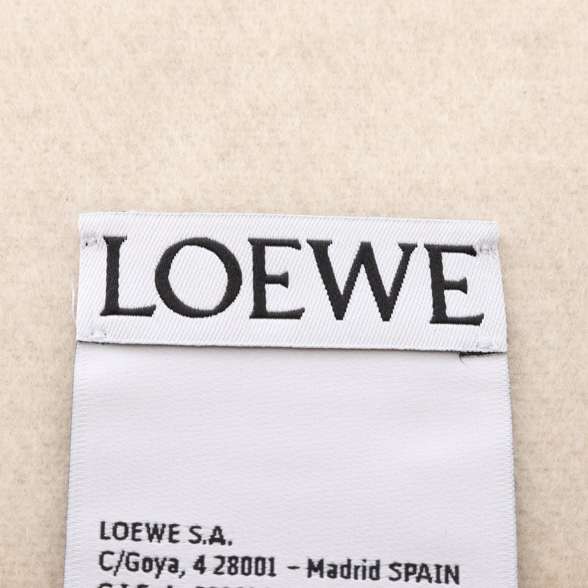 LOEWE Anagram Scarf · Cashmere
