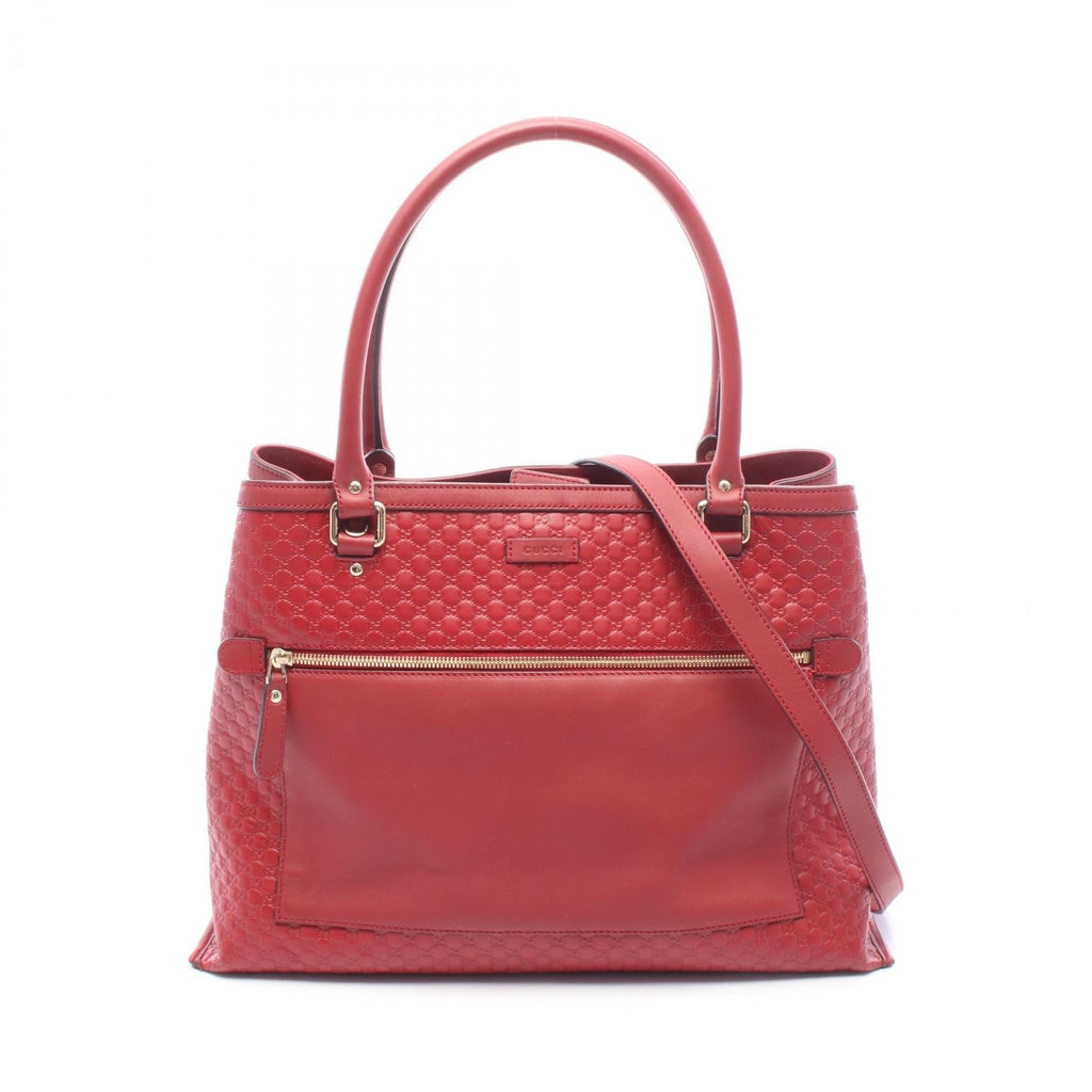 Gucci Micro Guccissima · Leather 2-Way Tote
