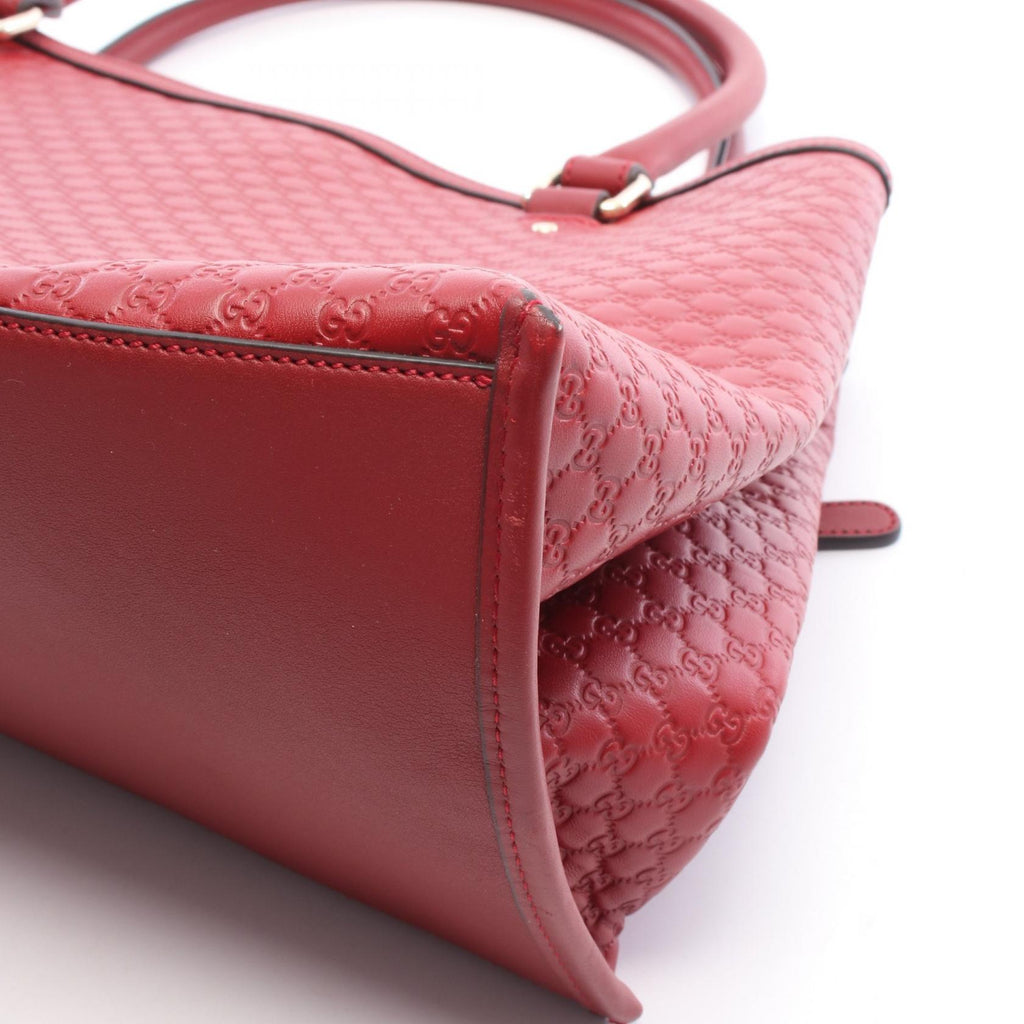 Gucci Micro Guccissima · Leather 2-Way Tote