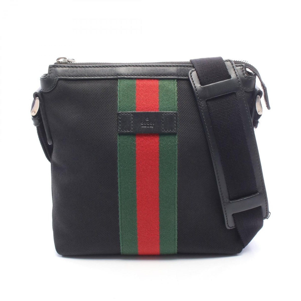 Gucci Web Stripe · Flat Messenger