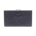 Chanel Coco · Calfskin Wallet · Gold Hardware