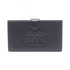 Chanel Coco · Calfskin Wallet · Gold Hardware