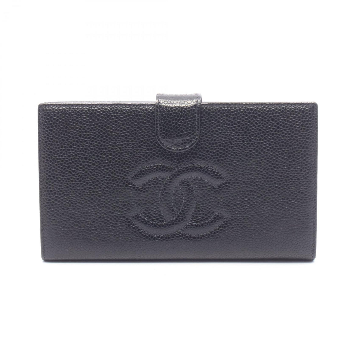 Chanel Coco · Calfskin Wallet · Gold Hardware